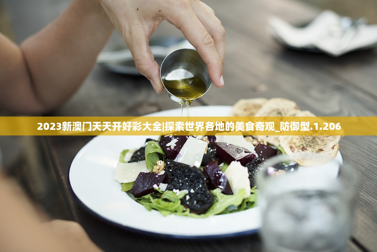 2023新澳门天天开好彩大全|探索世界各地的美食奇观_防御型.1.206